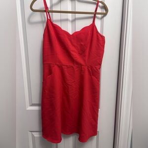 Market & Spruce Crissie Scalloped Mini Dress